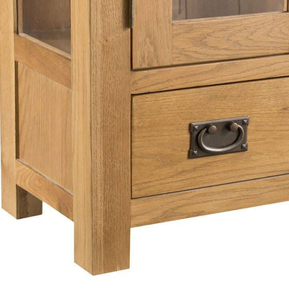 Dewsbury Oak Display Cabinet