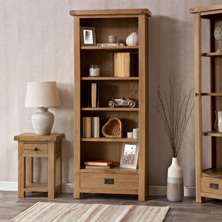 Dewsbury Oak Medium Bookcase