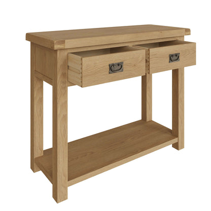 Dewsbury Oak Medium Console Table