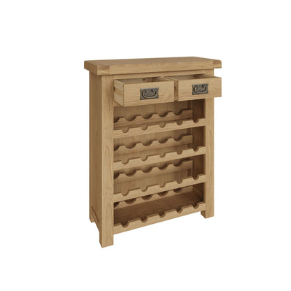 Dewsbury Oak Wine Rack