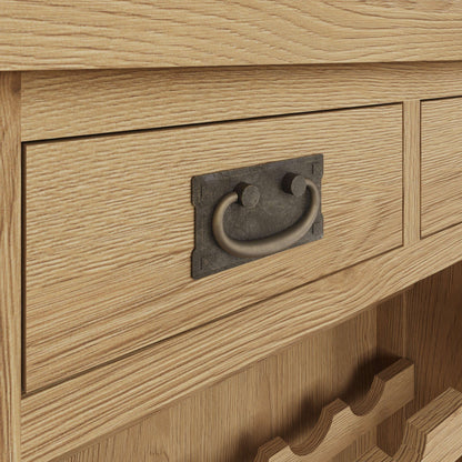 Dewsbury Oak Wine Rack