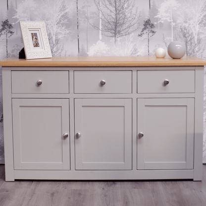 Diamond Grey Painted Large Sideboard