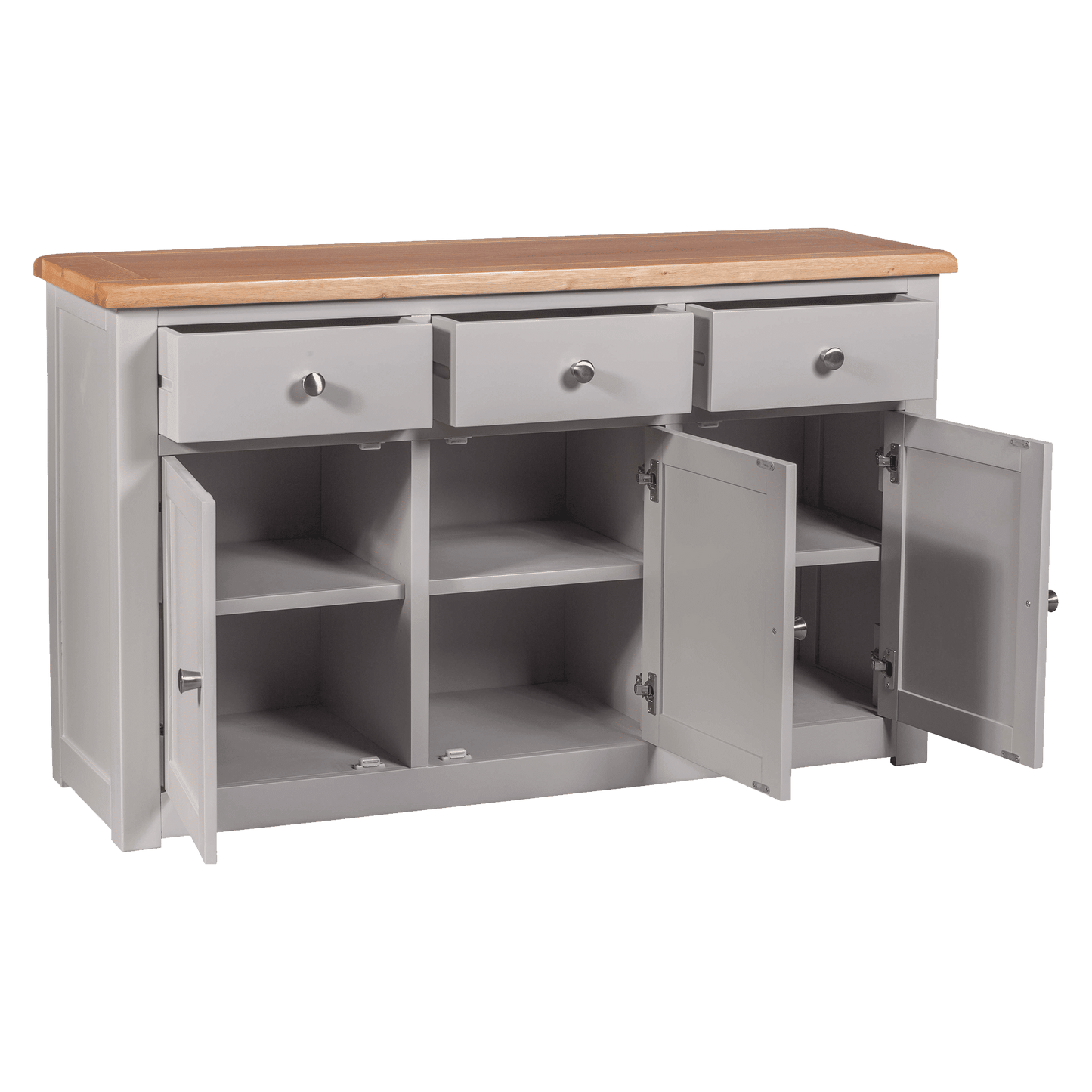 Diamond Grey Painted Large Sideboard
