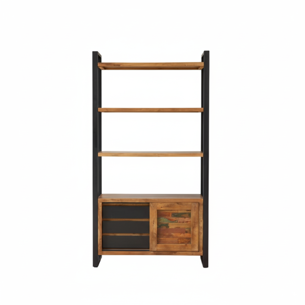 Urban Chic Large Bookcase with Storage