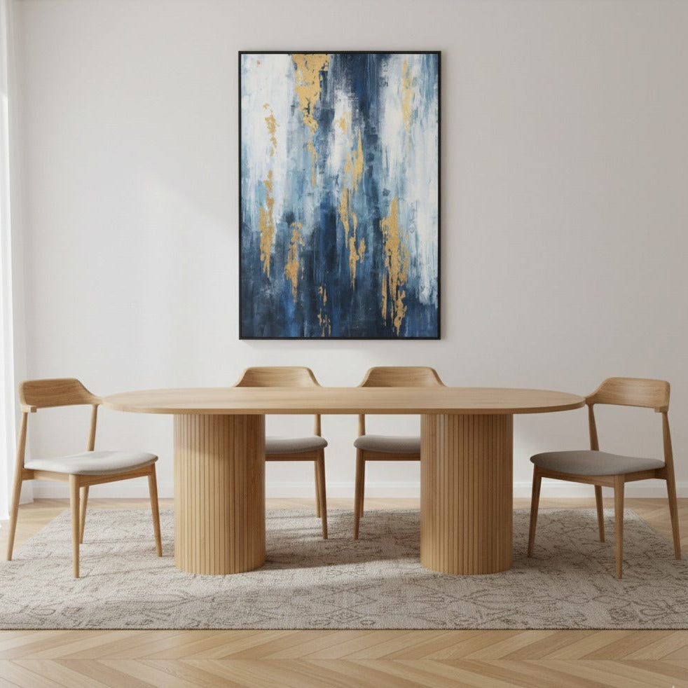 Terra Luna Oak 2m Dining Table