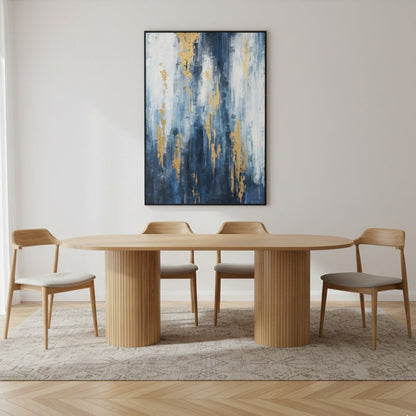 Terra Luna Oak 2m Dining Table