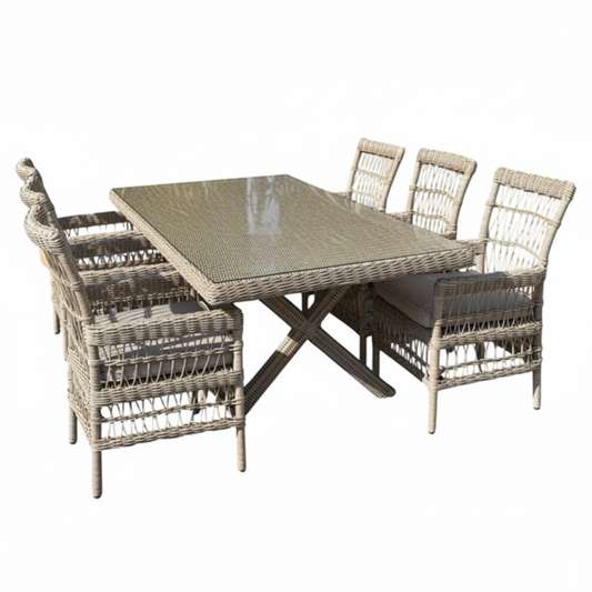Provence Outdoor 6 Seater Dining Set