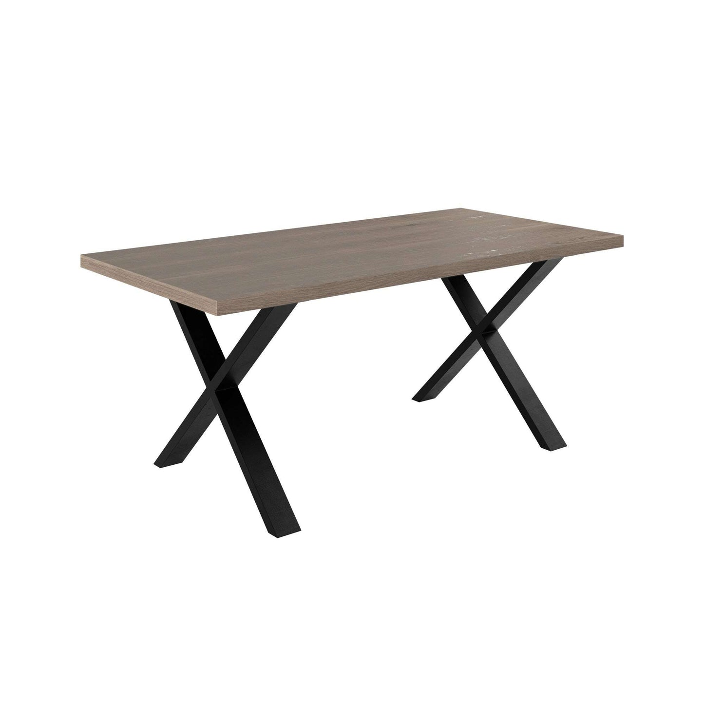 Duskwood X-Leg Dining Table