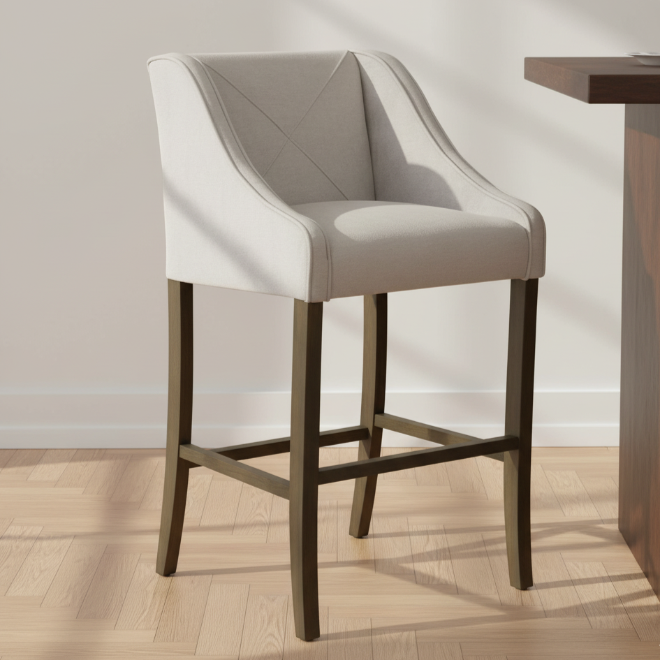 Epsom Grey Bar Stool