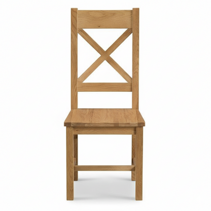 Dewsbury Oak Wooden Seat Dining Chair