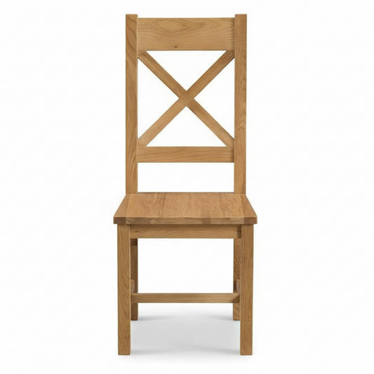 Dewsbury Oak Wooden Seat Dining Chair