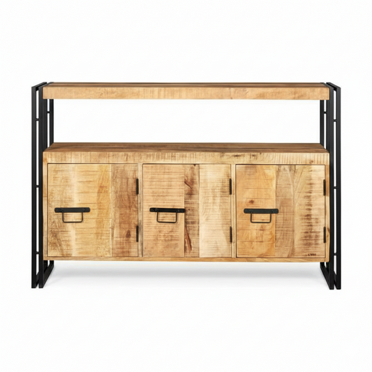 Cosmo Industrial Reclaimed Wood Sideboard