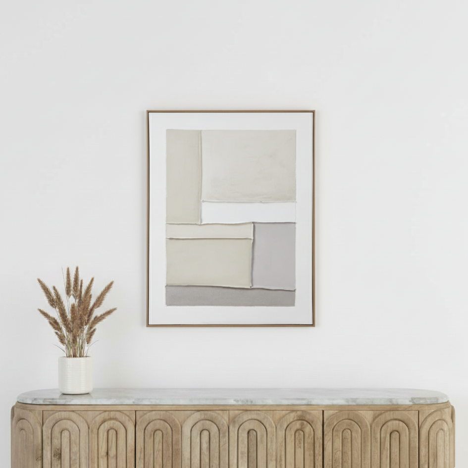 Contempo Alpha Framed Canvas Wall Art