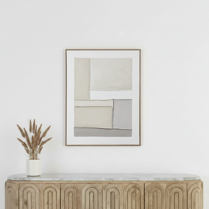 Contempo Alpha Framed Canvas Wall Art