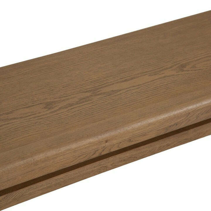Eaton Country Oak 2.0m Cross Leg Dining Bench
