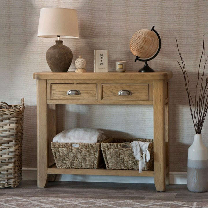 Eaton Country Oak Console Table
