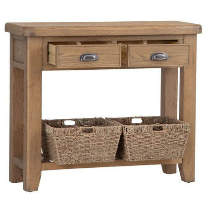 Eaton Country Oak Console Table