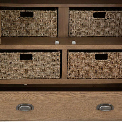 Eaton Country Oak Larder Unit