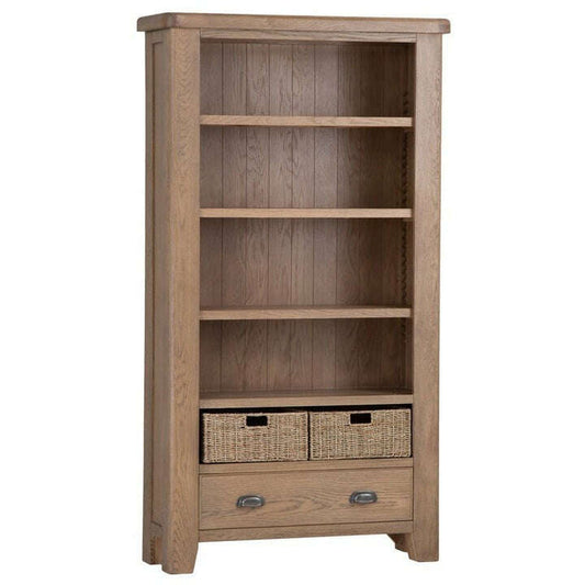 Eaton Country Oak Large Bookcase