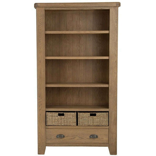 Eaton Country Oak Large Bookcase