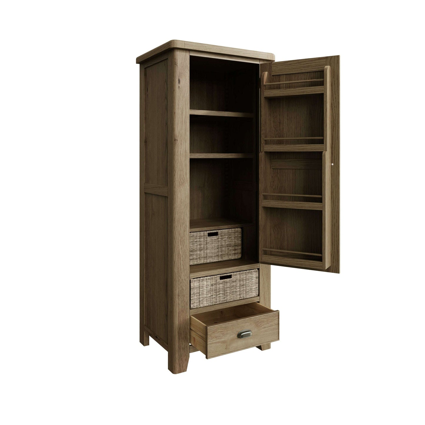 Eaton Country Oak Single Larder Unit