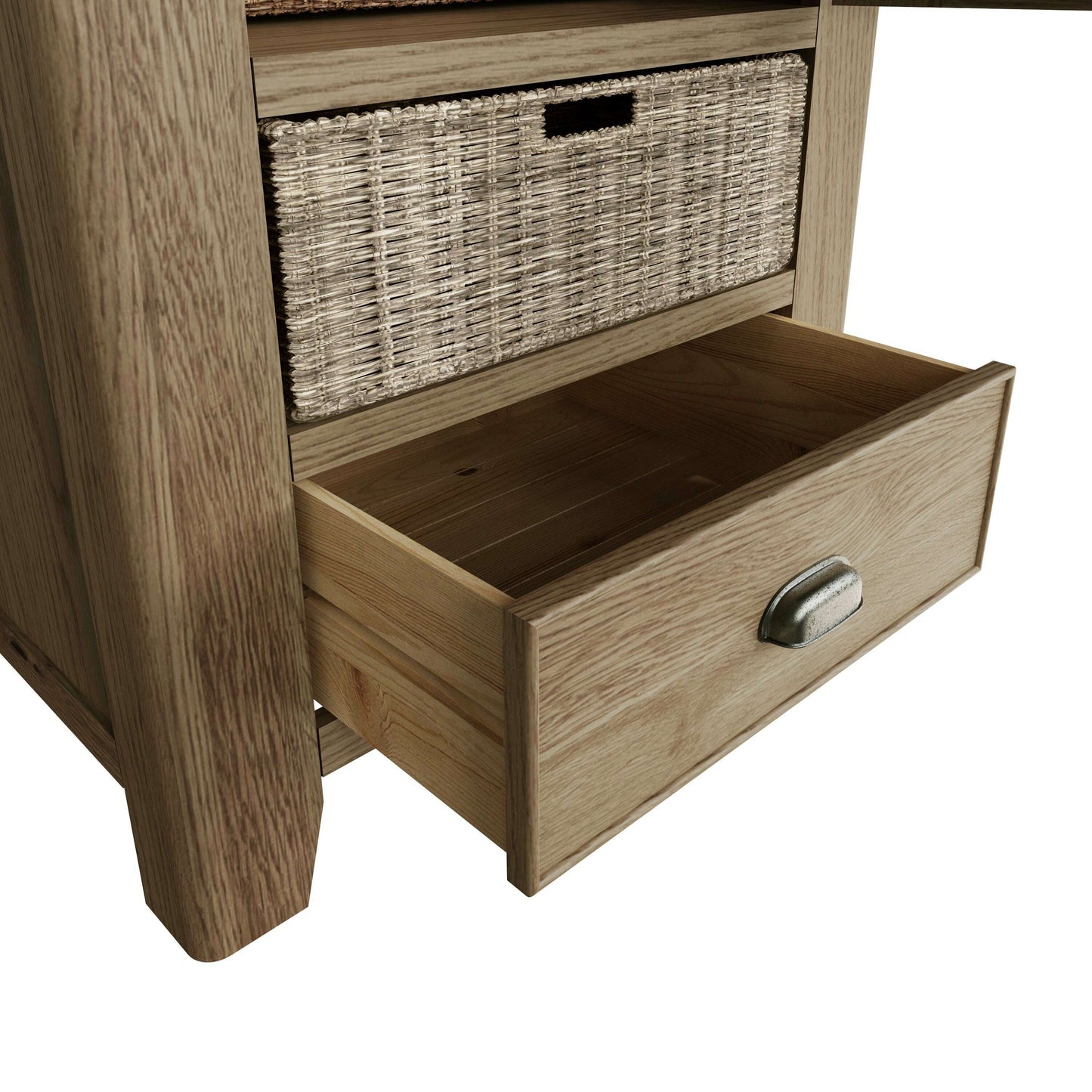Eaton Country Oak Single Larder Unit