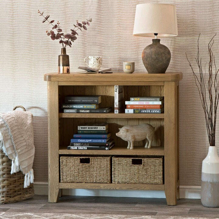 Eaton Country Oak Small Bookcase