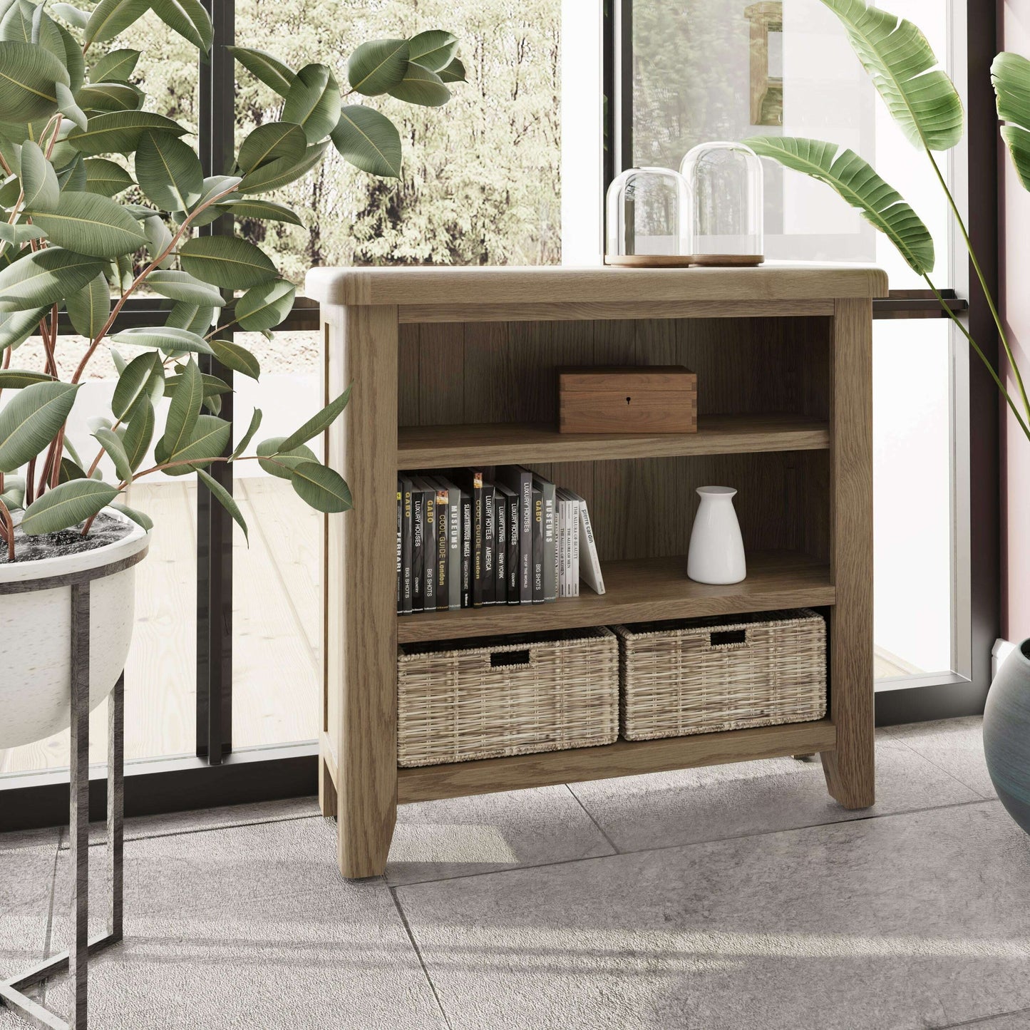 Eaton Country Oak Small Bookcase