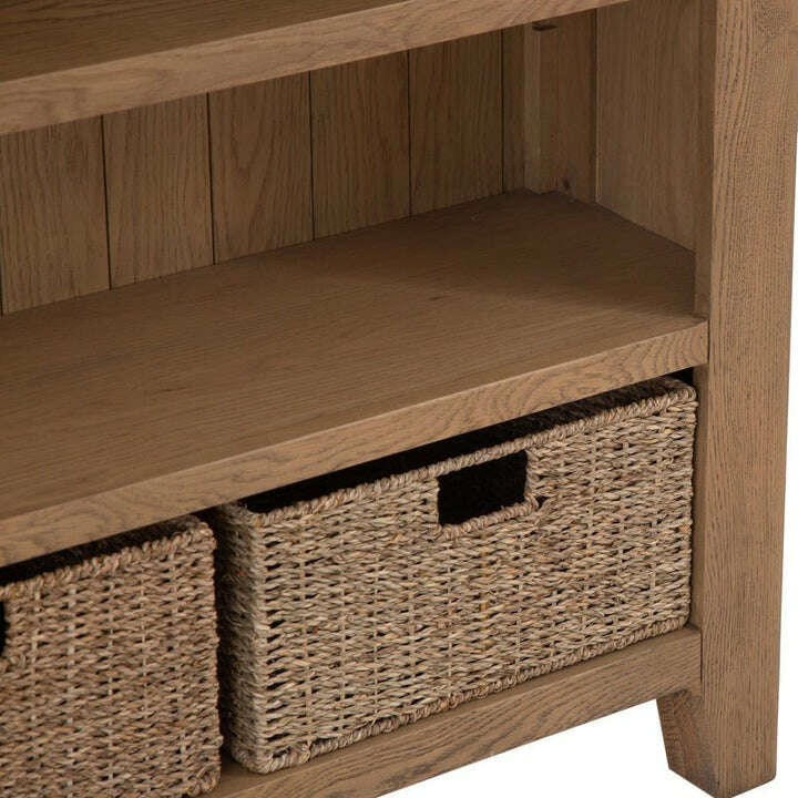 Eaton Country Oak Small Bookcase