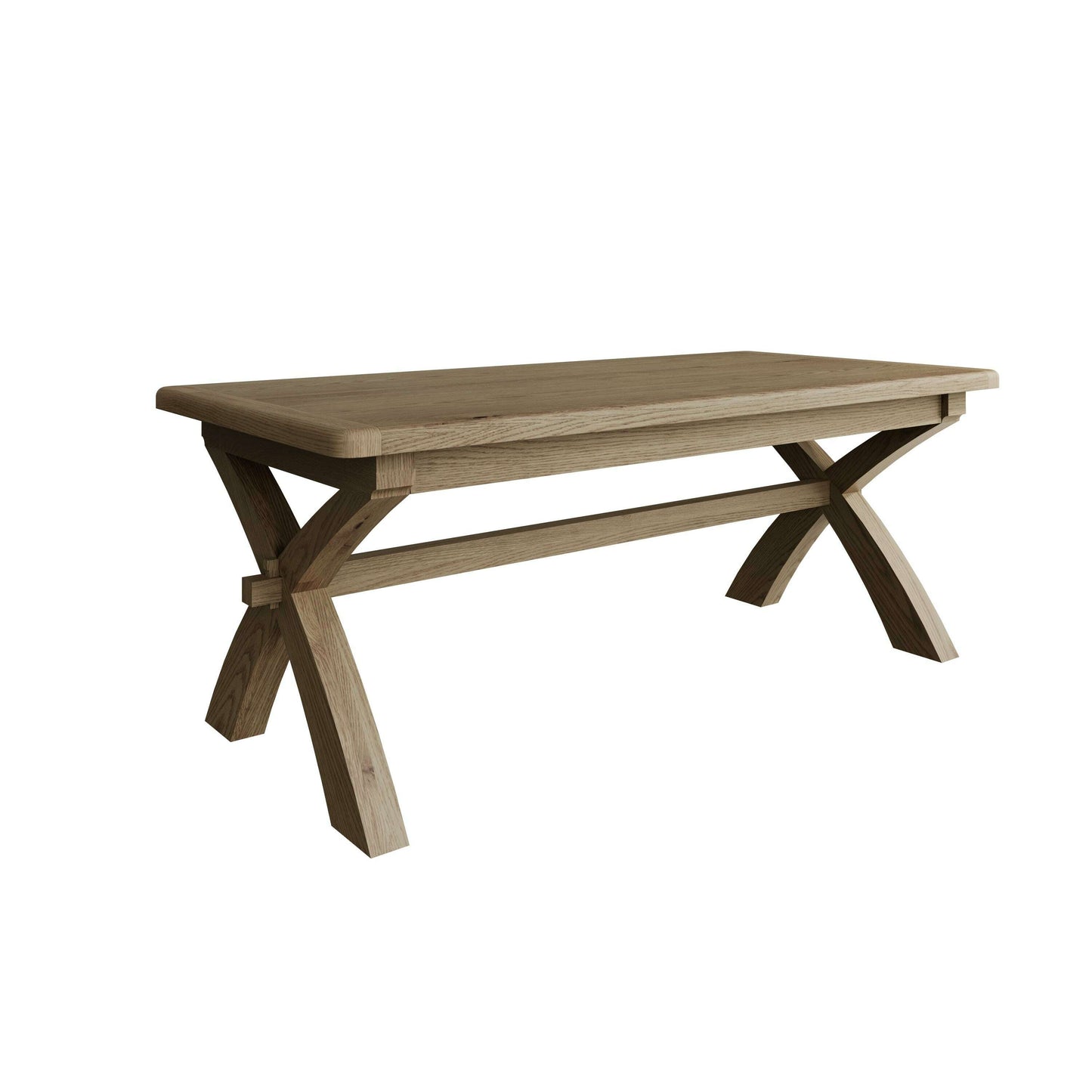 Eaton Country Oak X-Leg Dining Table