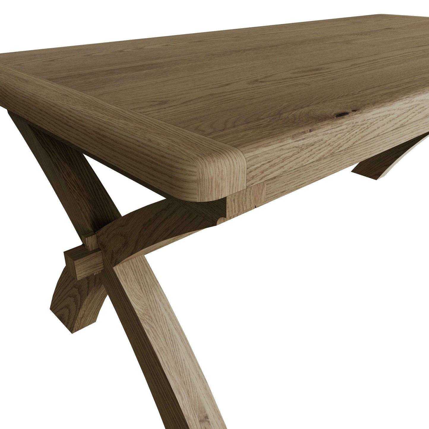 Eaton Country Oak X-Leg Dining Table
