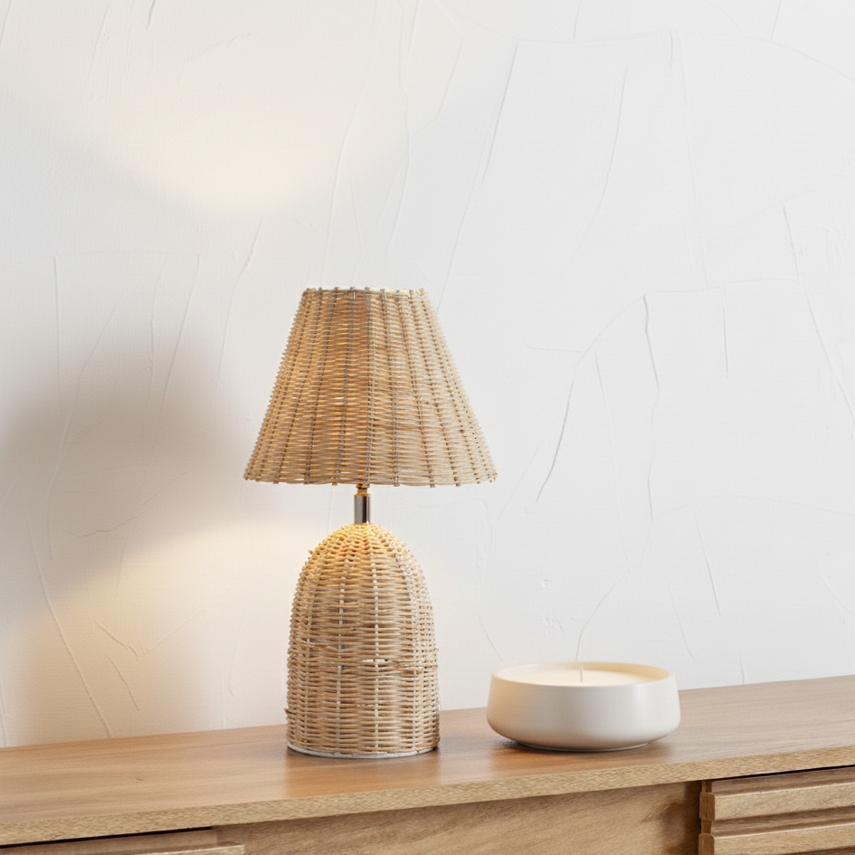 Rattan Mini Table Lamp