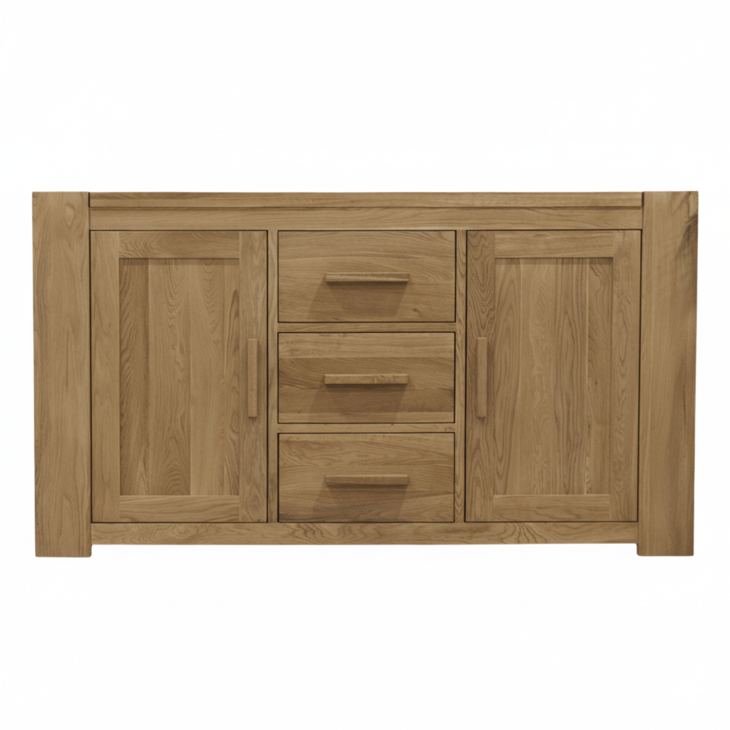 Tiberley Solid Oak Large Sideboard