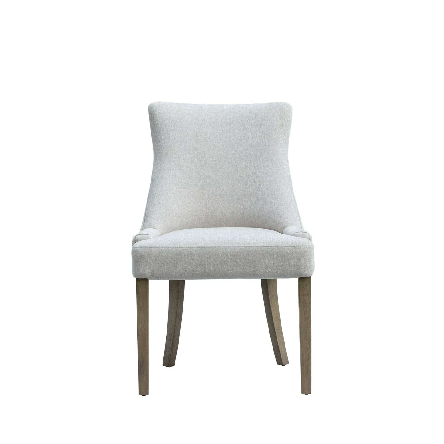 Elma Cream Chenille Dining Chair (Set of 2)