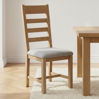 Eaton Country Oak Slatted Dining Chair
