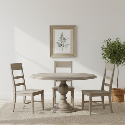 Ashwick 147cm Round Mango Wood Dining Table