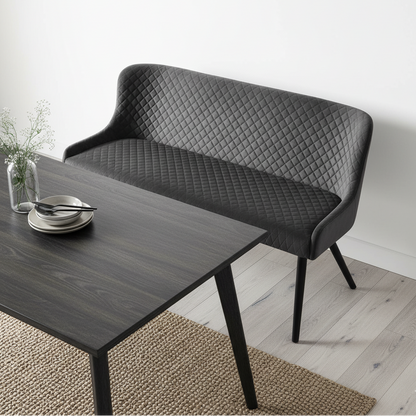 Luxe High Back Dining Bench