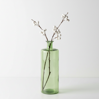 Recycled Glass Bottle Vase Tall