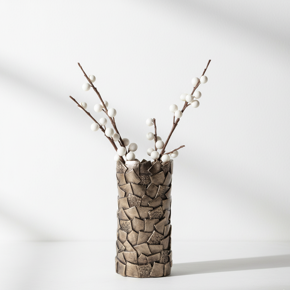 Montrose Cast Aluminium Decorative 36cm Vase