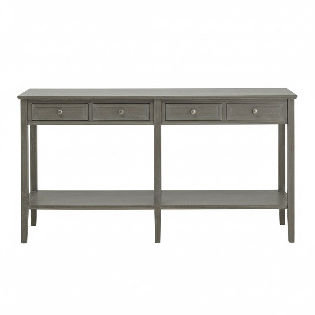 Serene Four Drawer Console Table