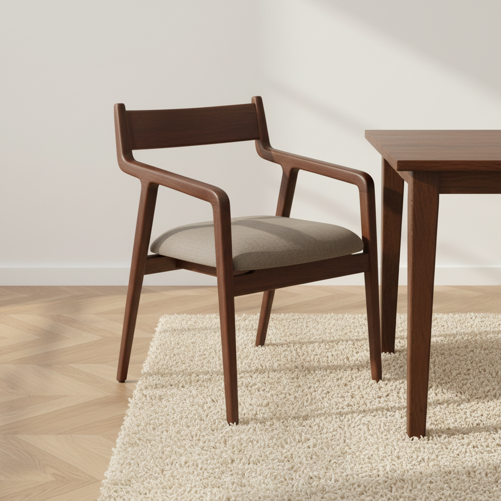 Monterey Mango Wood Upholstered Dining Chair (Set of 2)