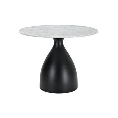 Cleo 1m Black Base Dining Table