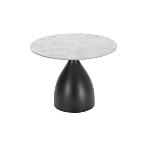 Cleo 1m Black Base Dining Table