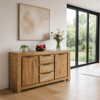 Saran Solid Wood Large Sideboard