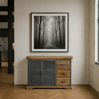 Metropolis Large Industrial Sideboard