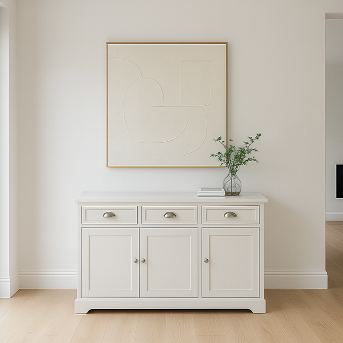 Croft Linen Pine Wood Sideboard