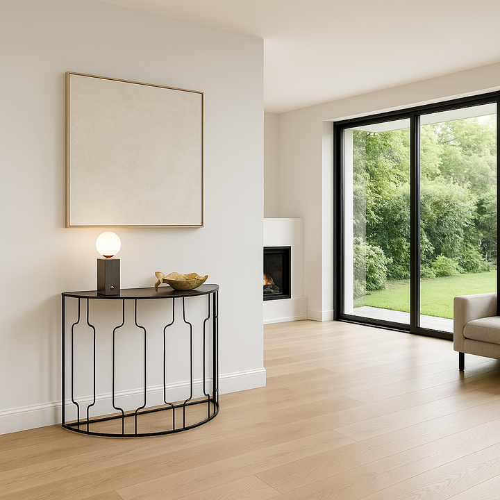 Caprisse Half Moon Console Table