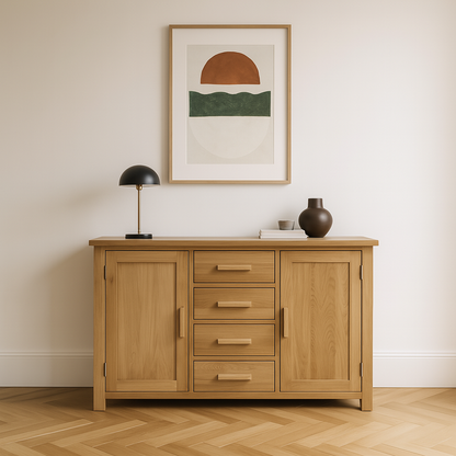 Opus Solid Oak Large Sideboard