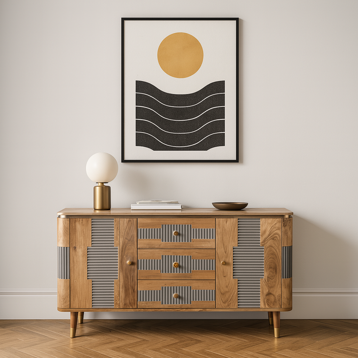 Hawksy Acacia Wood Sideboard