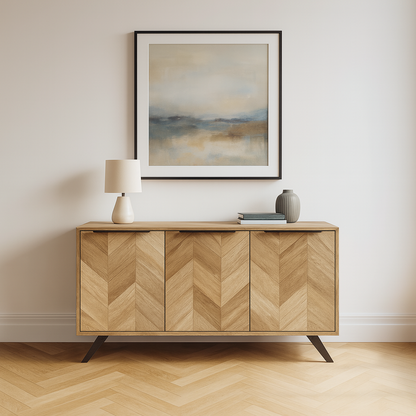 Amiya Mango Wood 3 Door Sideboard